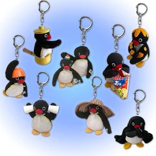 Cartoon Anime Cute Baby Penguin Key Chain Bag Pendant Gift Micro Landscape Decoration Key Ring Jewelry Wholesale