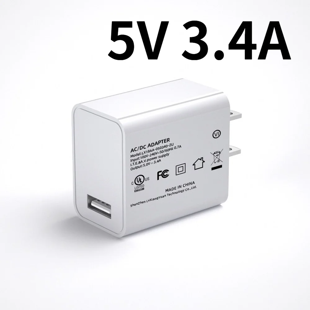 5V 3.4A 1 USB Port US travel charger Fast Charging Adapter with UL FCC approved for Electric breast pump usb charger
5V 3.4A 1 USB Port US travel charger Fast Charging Adapter with UL FCC approved for Electric breast pump usb charger