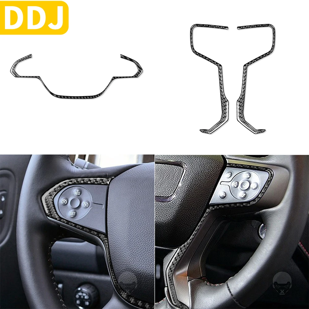 Carbon Fiber Interior Auto Steering Wheel Buttons Trim Sticker For Chevrolet Colorado GMC Canyon 2015-up Modification Decoration
Carbon Fiber Interior Auto Steering Wheel Buttons Trim Sticker For Chevrolet Colorado GMC Canyon 2015-up Modification Decoration