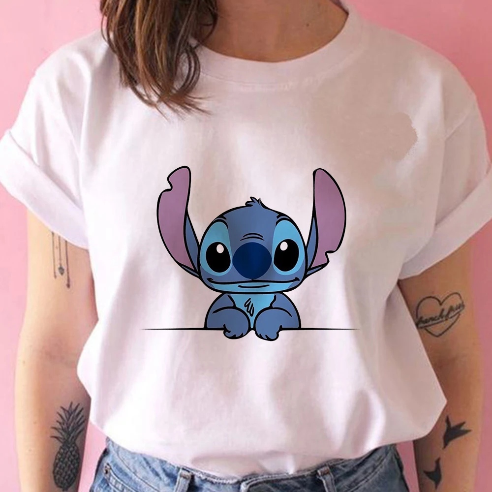 Cute Casual Tops ComfortableWomen's Fashion T-Shirt Lilo Stitch Harajuku Kawaii Tshirts Lovely Cartoon Female Printed T Shirt
Cute Casual Tops ComfortableWomen's Fashion T-Shirt Lilo Stitch Harajuku Kawaii Tshirts Lovely Cartoon Female Printed T Shirt