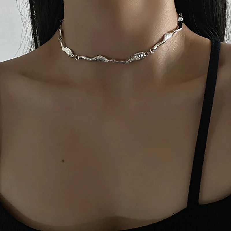 Simple Twisted Geometric Necklace for Women Korean Fashion Temperament 2022 New Jewelry
Simple Twisted Geometric Necklace for Women Korean Fashion Temperament 2022 New Jewelry