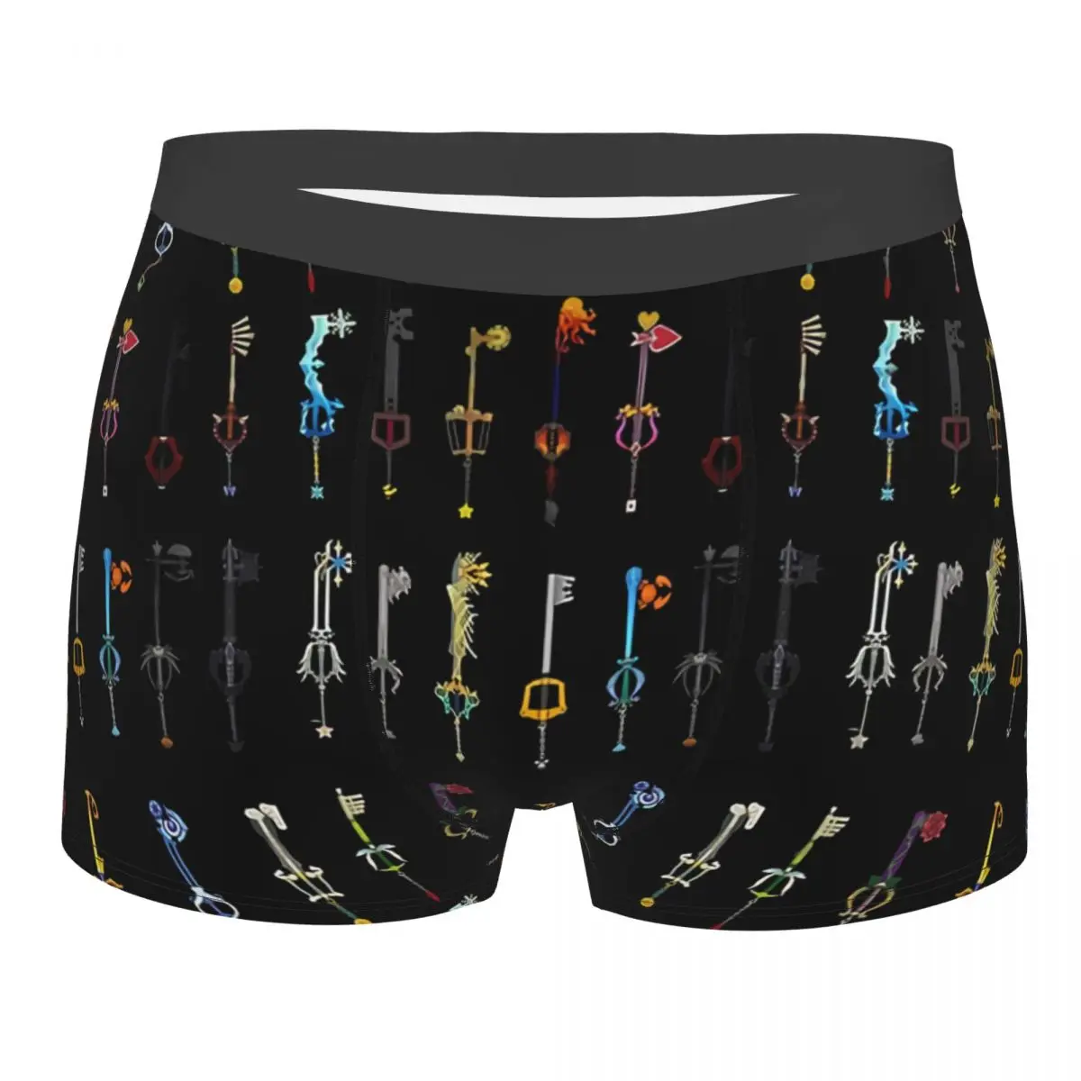 Keyblades Man's Boxer Briefs Kingdom Hearts Game Breathable Creative Underpants Top Quality Print Shorts Gift Idea
Keyblades Man's Boxer Briefs Kingdom Hearts Game Breathable Creative Underpants Top Quality Print Shorts Gift Idea
