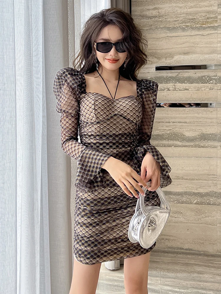 Модное женское вечернее платье, блестящее яркое шелковое сексуальное прозрачное облегающее мини-платье с низким вырезом для вечерние ринк...
Модное женское вечернее платье, блестящее яркое шелковое сексуальное прозрачное облегающее мини-платье с низким вырезом для вечерние ринк...