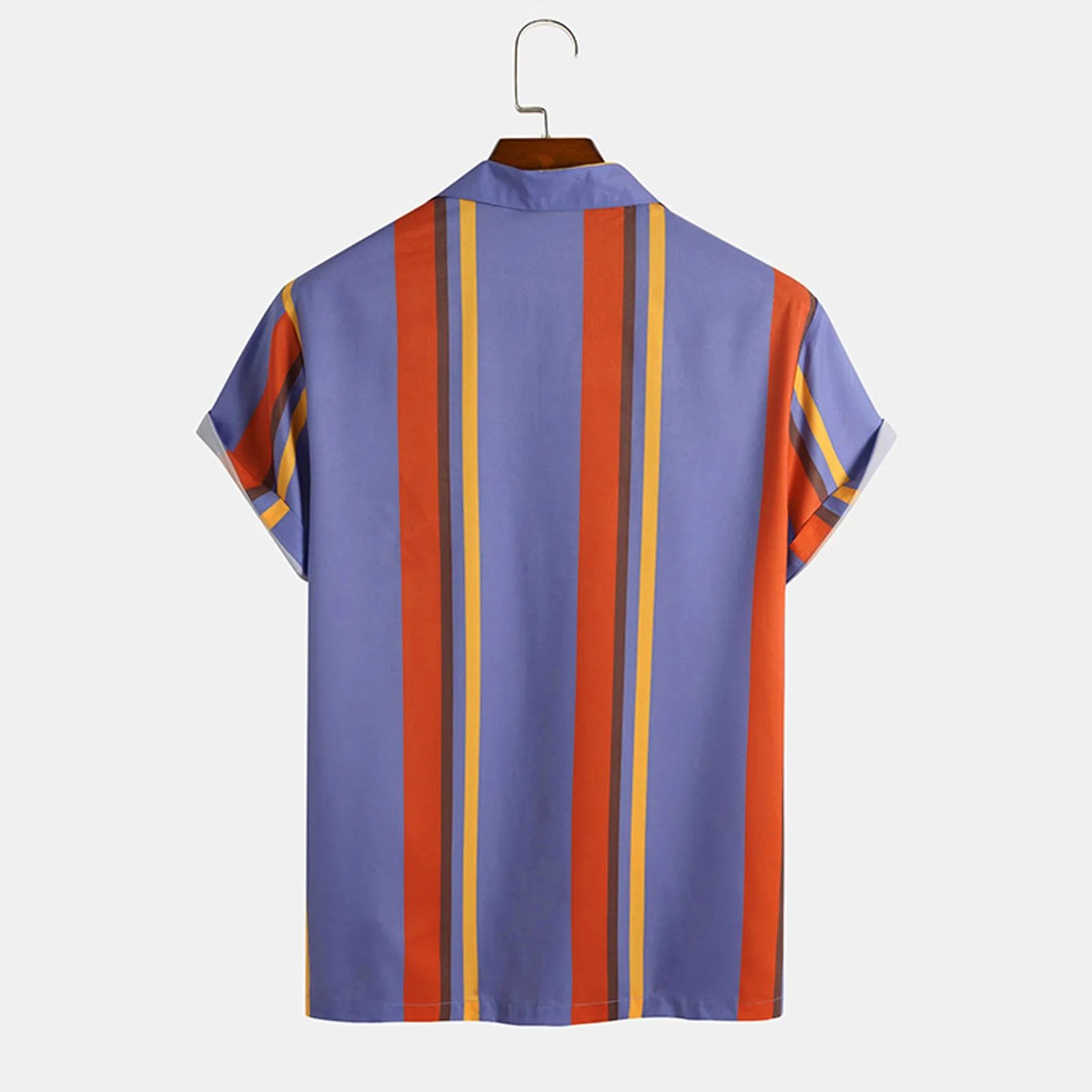 Men Summer Printed Top Shirt Casual Striped Short Sleeves Pocket Button Down Lapel Shirts Fashion Top Black Sleeve Top
Men Summer Printed Top Shirt Casual Striped Short Sleeves Pocket Button Down Lapel Shirts Fashion Top Black Sleeve Top