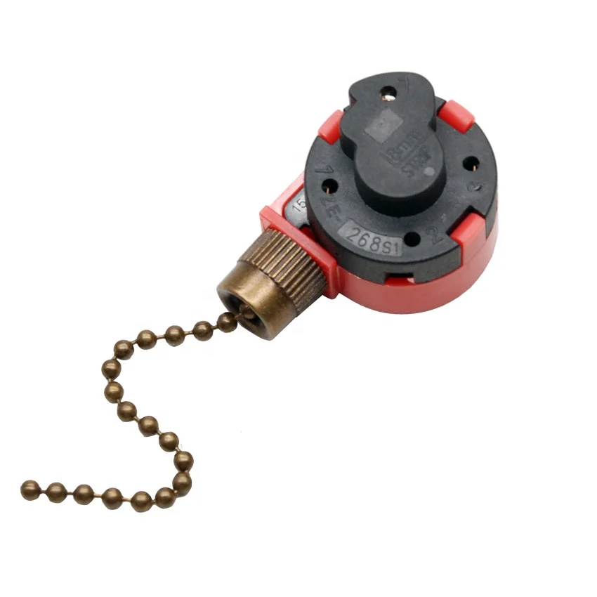 Zing EarZE-268S1 3 Speed rotary fan 4 Wire Replacement Speed Control Ceiling Fan Switch Pull Chain Switch
Zing EarZE-268S1 3 Speed rotary fan 4 Wire Replacement Speed Control Ceiling Fan Switch Pull Chain Switch