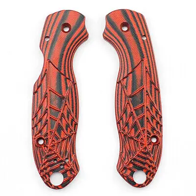 

G10 Handle Patch for Spyderco Para 3/C223 Spider Web 2 Colors Sent Randomly