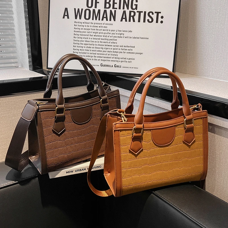 Women's Bag Top Handle 2022 Trend Pu Leather Shoulder Crossbody Bags for Women Fashion New Handbags Luxury Design Female Tote
Women's Bag Top Handle 2022 Trend Pu Leather Shoulder Crossbody Bags for Women Fashion New Handbags Luxury Design Female Tote