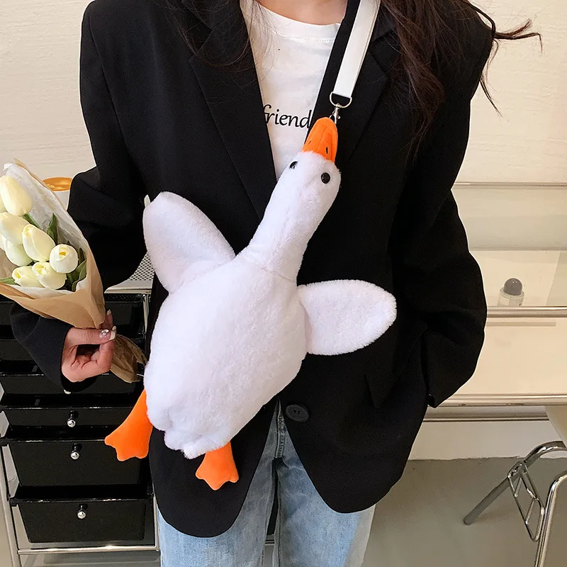 Yellow Duck Bag Women Funny Cute Plush Duck Backpack Bag Children's Fur Cartoon Doll Bags Cute Shoulder Bag Plush Cross-bodyLady
Yellow Duck Bag Women Funny Cute Plush Duck Backpack Bag Children's Fur Cartoon Doll Bags Cute Shoulder Bag Plush Cross-bodyLady