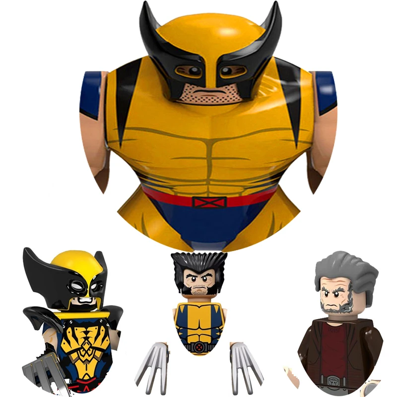 Heros Wolverine Logan Black Panther Wade Carnage Model 41055 Building Blocks Christmas Action Figure Toys For Children
Heros Wolverine Logan Black Panther Wade Carnage Model 41055 Building Blocks Christmas Action Figure Toys For Children