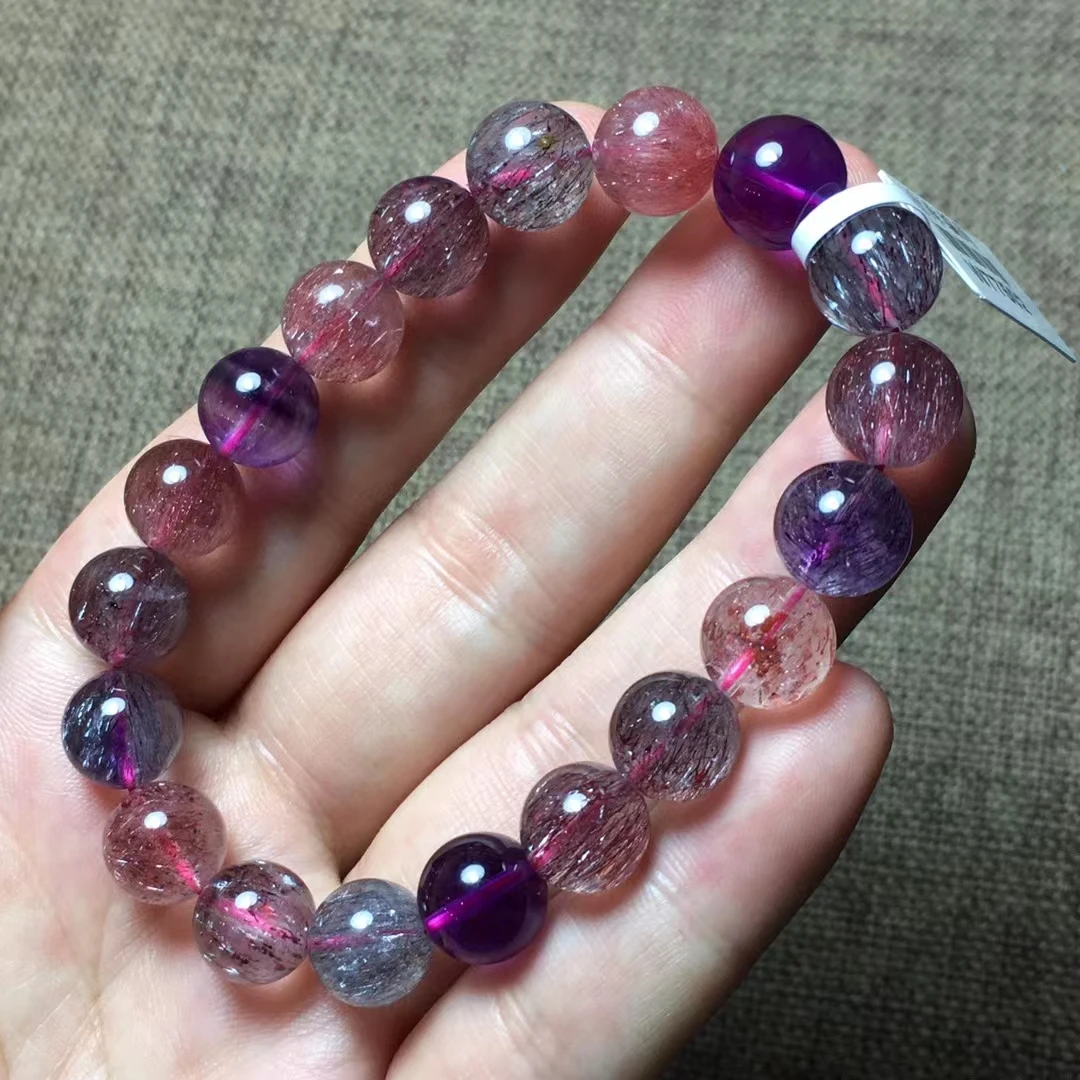 Натуральный красочный кварцевый браслет Super 7 Seven Red Lepidocrocite, женские 10,3 мм фиолетовые рутилированные кварцевые прозрачные бусины aaaaaaaaa
Натуральный красочный кварцевый браслет Super 7 Seven Red Lepidocrocite, женские 10,3 мм фиолетовые рутилированные кварцевые прозрачные бусины aaaaaaaaa