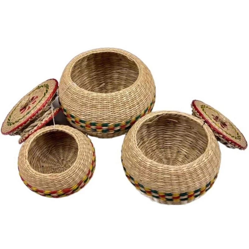 Маленькая ручная фотография с крышками, круглая коробка для морских водорослей, настольная корзина для хранения, разноцветная
Маленькая ручная фотография с крышками, круглая коробка для морских водорослей, настольная корзина для хранения, разноцветная