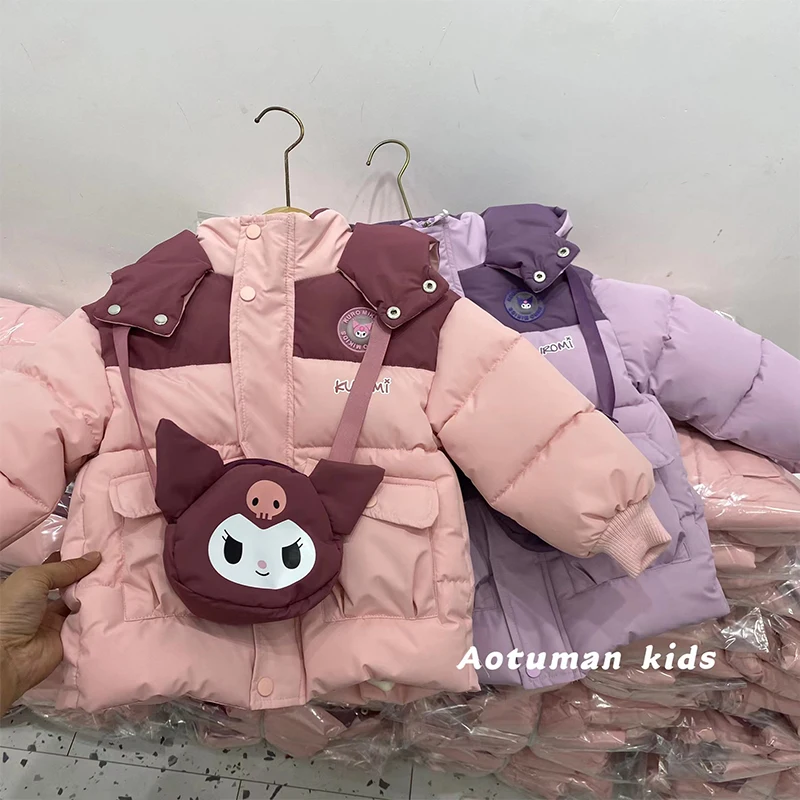 2023 Sanrio Kawaii Anime Kuromi Girly Heart Girls Fleece Coat Top Cute Cartoon Autumn Winter New Cotton Coats Toys for Kids
2023 Sanrio Kawaii Anime Kuromi Girly Heart Girls Fleece Coat Top Cute Cartoon Autumn Winter New Cotton Coats Toys for Kids