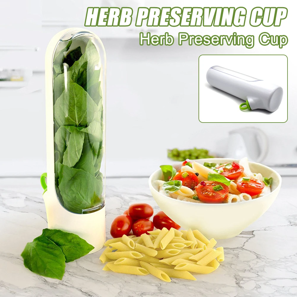 Herb Storage Capsule Case Fresh-Keeping Box Cup Type Food Storage Container Vegetable Preservation Bottle for Dill Coriander
Herb Storage Capsule Case Fresh-Keeping Box Cup Type Food Storage Container Vegetable Preservation Bottle for Dill Coriander