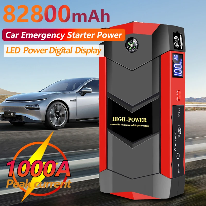Hot 82800mAh Car Jump Starter for Cars Booster Battery Starting Device 1000A Peak Current Portable Emergency Start-up Charger
Hot 82800mAh Car Jump Starter for Cars Booster Battery Starting Device 1000A Peak Current Portable Emergency Start-up Charger