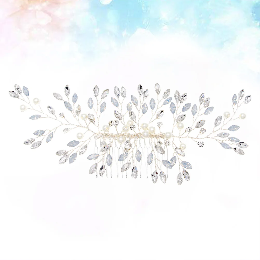 Wedding Bride Hairpin Pearl Crystal Comb Jewelry Rhinestone Wedding Hair Comb Hair Accessories Insert Comb For Bride Gift
Wedding Bride Hairpin Pearl Crystal Comb Jewelry Rhinestone Wedding Hair Comb Hair Accessories Insert Comb For Bride Gift