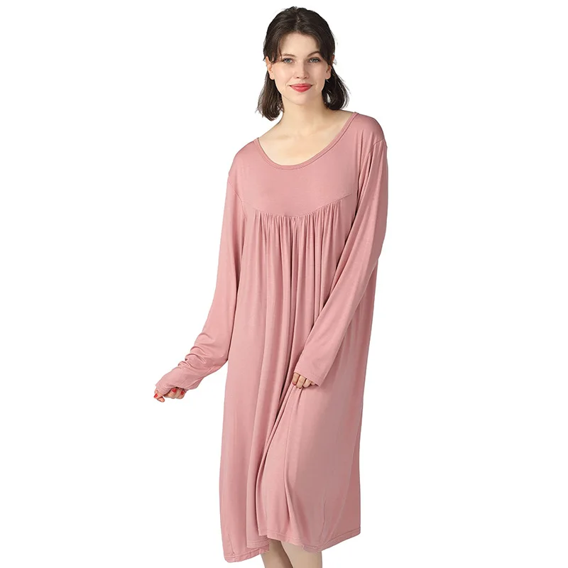 Nightdress Female Spring Summer Cotton Nightgown Sleepwear Home Dress Casual Loose Nightwear Oversize 5XL 6XL 7XL Long Sleeve
Nightdress Female Spring Summer Cotton Nightgown Sleepwear Home Dress Casual Loose Nightwear Oversize 5XL 6XL 7XL Long Sleeve