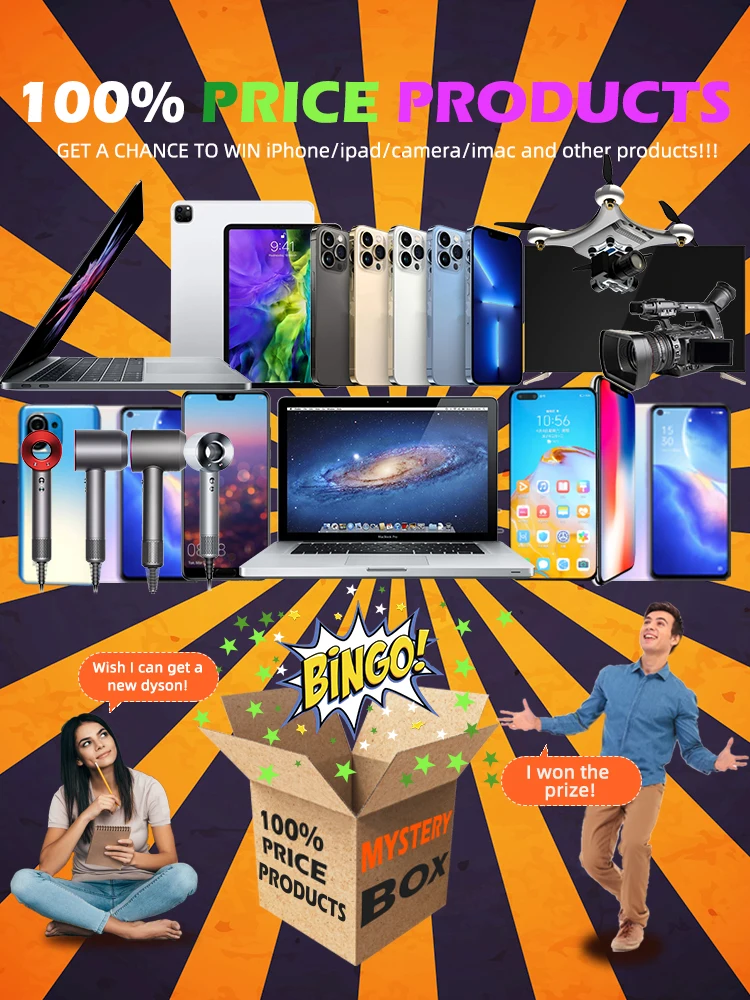 2022 Electronics Item New 100% Lucky Novelty Box Blind High-quality Gift Mystery Box Random Box Surprise Mystery Christmas
2022 Electronics Item New 100% Lucky Novelty Box Blind High-quality Gift Mystery Box Random Box Surprise Mystery Christmas