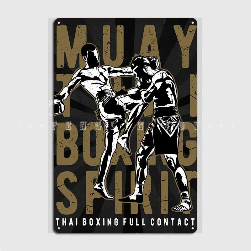 Muay Thai Boxing Poster Metal Plaque Cinema Kitchen Kitchen Printing Plaques Tin Sign Posters
Muay Thai Boxing Poster Metal Plaque Cinema Kitchen Kitchen Printing Plaques Tin Sign Posters