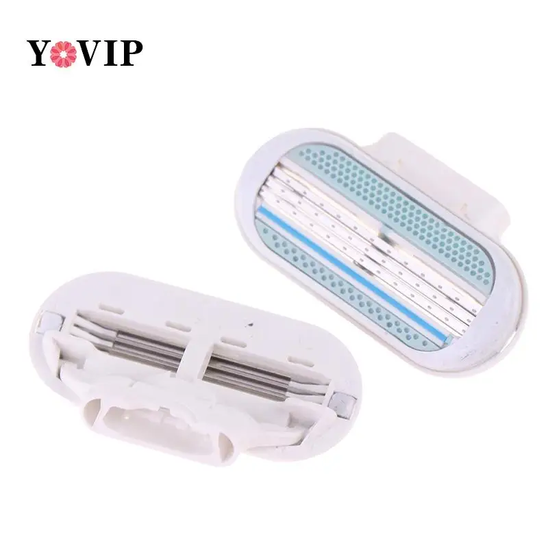 2pcs Manual Shaving Women Razor Replaceable Hair Remove Safety Head 3 Layer-Blade
2pcs Manual Shaving Women Razor Replaceable Hair Remove Safety Head 3 Layer-Blade