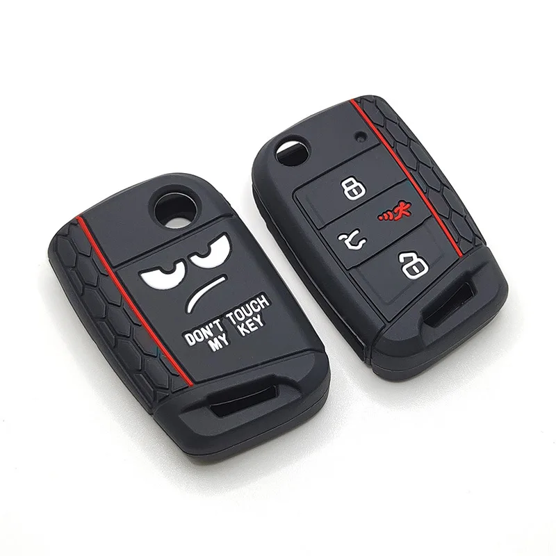 Silicone Car Key Case Cover For Volkswagen VW Polo Golf 7 MK7 Tiguan For Skoda Octavia Kodiaq Karoq Ateca Leon Shell Accessories
Silicone Car Key Case Cover For Volkswagen VW Polo Golf 7 MK7 Tiguan For Skoda Octavia Kodiaq Karoq Ateca Leon Shell Accessories