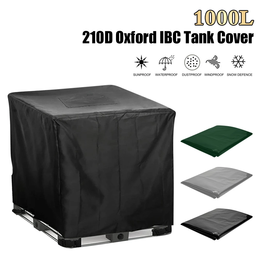 Black IBC Water Tank Protective Cover 1000 liters Tote outdoor waterproof dustproof cover sunscreen Garden Yard Rain Container
Black IBC Water Tank Protective Cover 1000 liters Tote outdoor waterproof dustproof cover sunscreen Garden Yard Rain Container