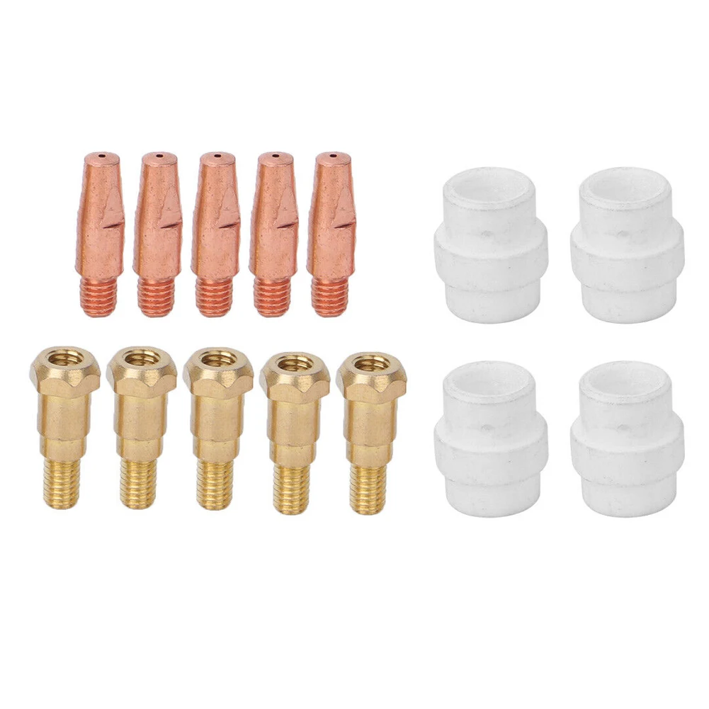 24KD Contact Tip Gas Diffuser Tip Holder Kit For Binzel 24KD MIG Welding Torch 0.8mm 11pcs MIG Torch Welding Nozzles
24KD Contact Tip Gas Diffuser Tip Holder Kit For Binzel 24KD MIG Welding Torch 0.8mm 11pcs MIG Torch Welding Nozzles
