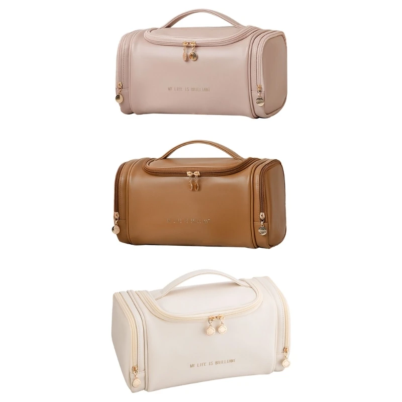 28GD Large Travel Cosmetic Bag for Women Girls PU Leather Makeup Organizer Female Toiletry Bags Storage Pouch
28GD Large Travel Cosmetic Bag for Women Girls PU Leather Makeup Organizer Female Toiletry Bags Storage Pouch