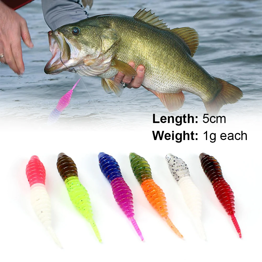 10pcs Fishing Lure PVC Soft Bait Silicone Lure 50mm Fishing Lure Wacky Worm Set Bass Trout Fishing Tackle Accessories with Box
10pcs Fishing Lure PVC Soft Bait Silicone Lure 50mm Fishing Lure Wacky Worm Set Bass Trout Fishing Tackle Accessories with Box
