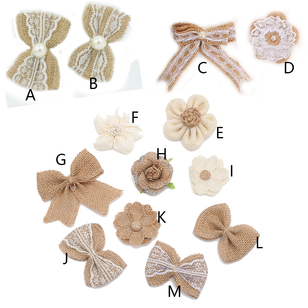 10pcs/5pcs Vintage Natural Jute Burlap Hessian Bows Lace Ribbon Wedding Decoration Rustic Mariage Bowknot DIY Party Decor
10pcs/5pcs Vintage Natural Jute Burlap Hessian Bows Lace Ribbon Wedding Decoration Rustic Mariage Bowknot DIY Party Decor