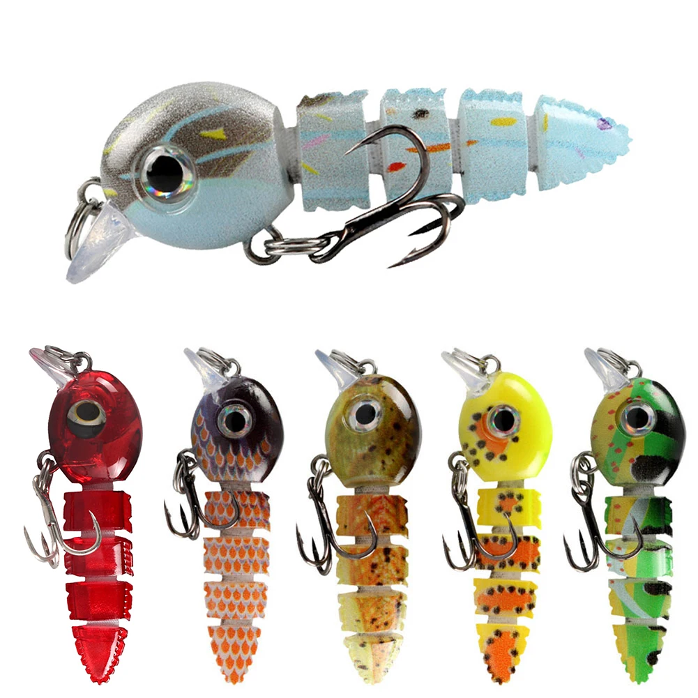 1Pcs Fishing Lure Bait 5.5cm/4g Mini Sinking Multi Jointed Bionic Red Worm Hard Bait For Saltwater Freshwater Fishing
1Pcs Fishing Lure Bait 5.5cm/4g Mini Sinking Multi Jointed Bionic Red Worm Hard Bait For Saltwater Freshwater Fishing