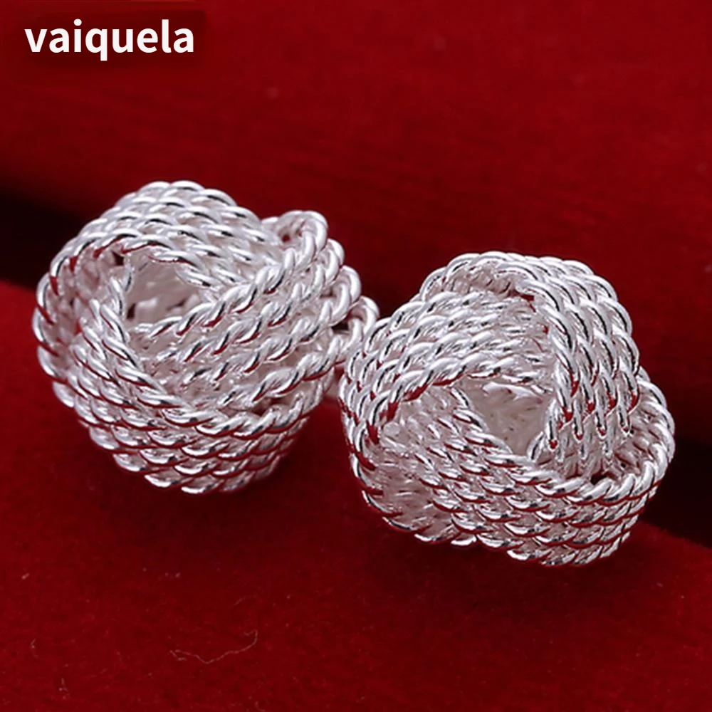 100% Real 925 Sterling Silver Elegant Soft Winding Stud Earrings for Women Wedding Engagement Jewelry Girlfriend Gift Christmas
100% Real 925 Sterling Silver Elegant Soft Winding Stud Earrings for Women Wedding Engagement Jewelry Girlfriend Gift Christmas