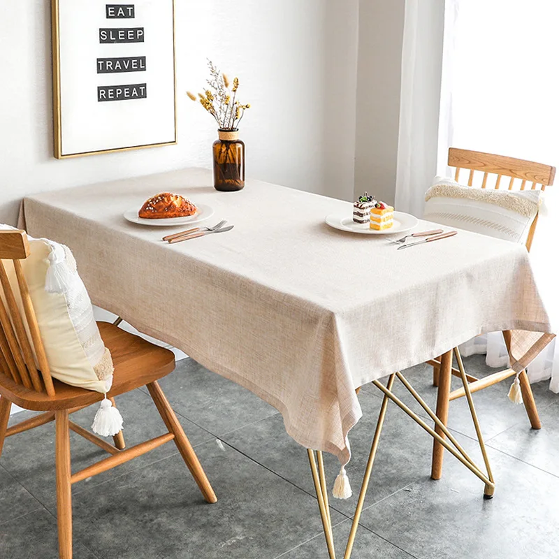 Pure color cloth cloth cotton and linen tablecloth household rectangular table_Jes241
Pure color cloth cloth cotton and linen tablecloth household rectangular table_Jes241