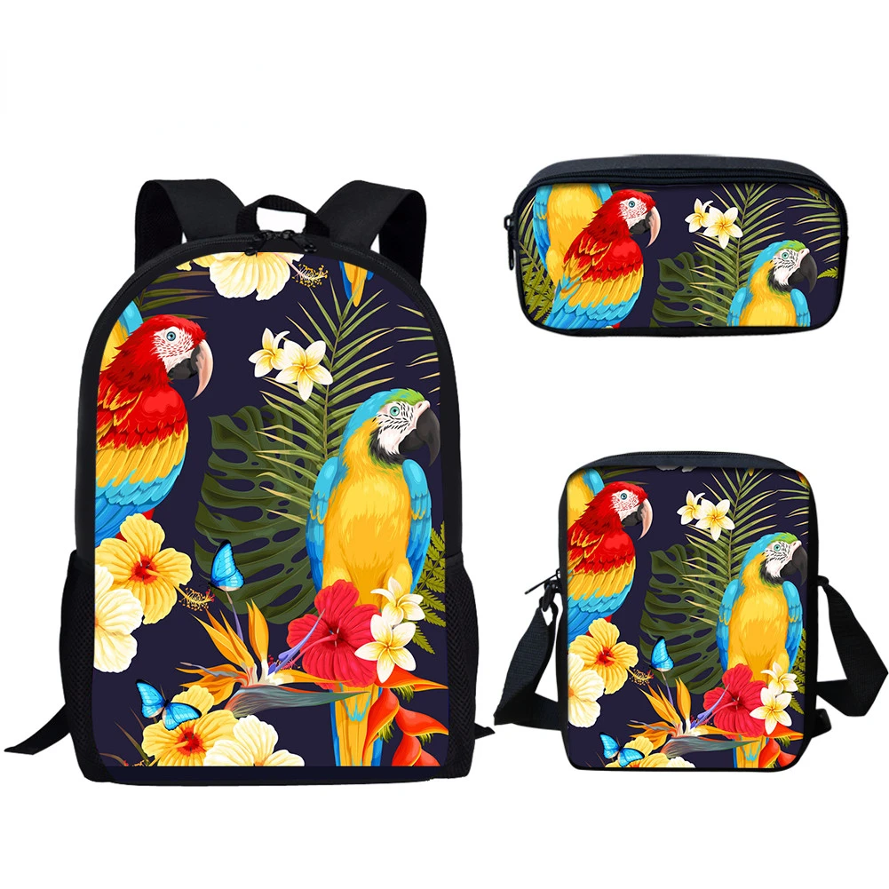 HOMDOW LArge Capacity Satchel Funny Style Parrot Floral Printing Schoolbags for Youth Girls Casual Travel Bookbags
HOMDOW LArge Capacity Satchel Funny Style Parrot Floral Printing Schoolbags for Youth Girls Casual Travel Bookbags