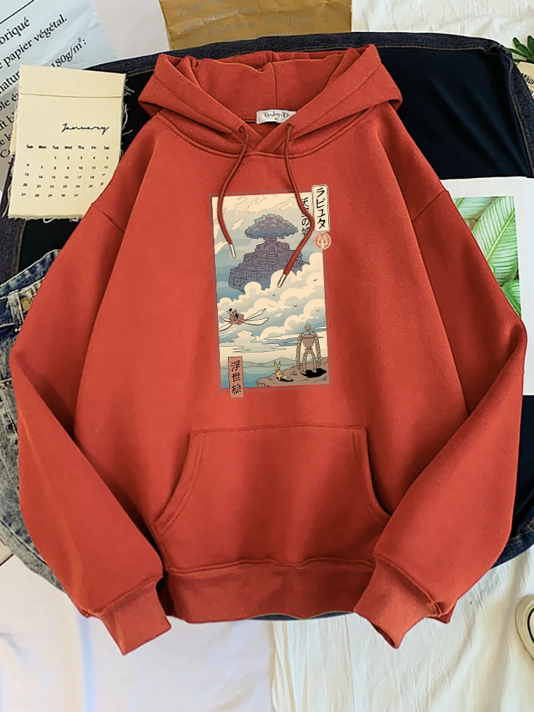 Ukiyo-E Style Castle In The Sky Anime Hooded Women Fleece Warm Hoodies Fashion Fur-Liner Hoodie Fashion Casual S-Xxl Female Tops
Ukiyo-E Style Castle In The Sky Anime Hooded Women Fleece Warm Hoodies Fashion Fur-Liner Hoodie Fashion Casual S-Xxl Female Tops
