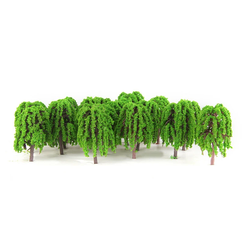 25pcs Model Trees 3D Landscape Artificial Miniature Tree Scenery Decoration Model Willow Trees Layout Train Railway 5.5cm
25pcs Model Trees 3D Landscape Artificial Miniature Tree Scenery Decoration Model Willow Trees Layout Train Railway 5.5cm