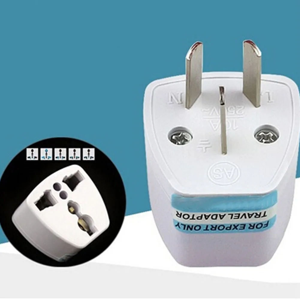 AC Power More Safety 3 Pin Travel Converter UK/US/EU Universal To AU/Australia Electrical Plugs Adaptors
AC Power More Safety 3 Pin Travel Converter UK/US/EU Universal To AU/Australia Electrical Plugs Adaptors