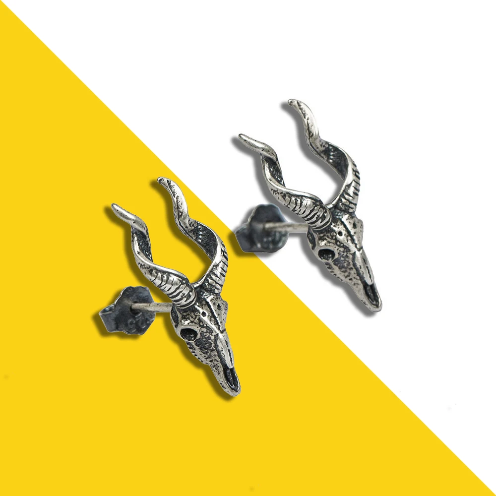 SHARK Animal Stud Earrings Sheep Head Fine Jewelry for Women Mens 925 Sterling Silver Punk Gothic Vintage Party Anniversary Gift
SHARK Animal Stud Earrings Sheep Head Fine Jewelry for Women Mens 925 Sterling Silver Punk Gothic Vintage Party Anniversary Gift