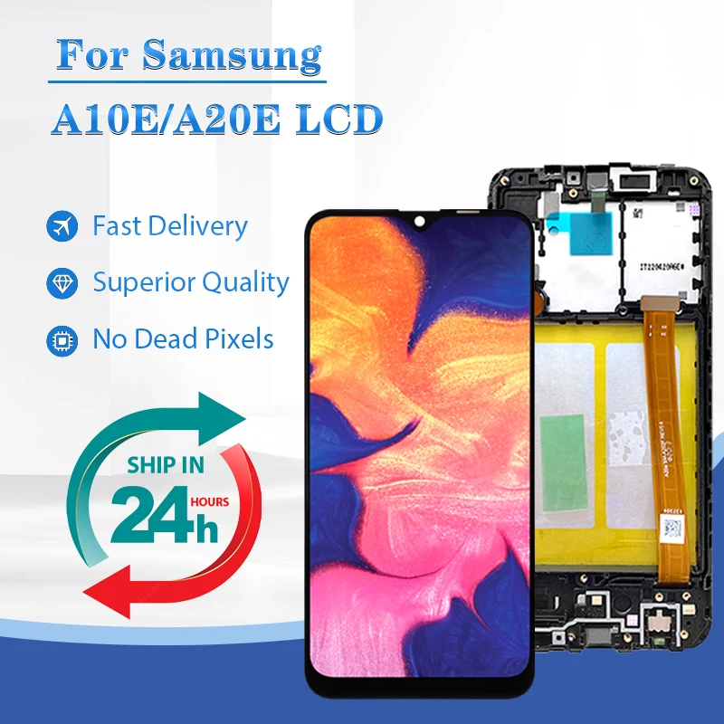 Wholesale A10E Screen For Samsung Galaxy A20E LCD Touch Digitizer Replacement A102 Display A202 Assembly With Frame Brand New
Wholesale A10E Screen For Samsung Galaxy A20E LCD Touch Digitizer Replacement A102 Display A202 Assembly With Frame Brand New