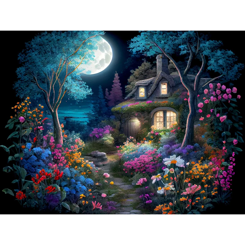 Full Square Round Diamond Painting River Bridge Flower Scenery Embroidery Cross Stitch River Landscape Home Decor 5D Diamond Art 
Full Square Round Diamond Painting River Bridge Flower Scenery Embroidery Cross Stitch River Landscape Home Decor 5D Diamond Art