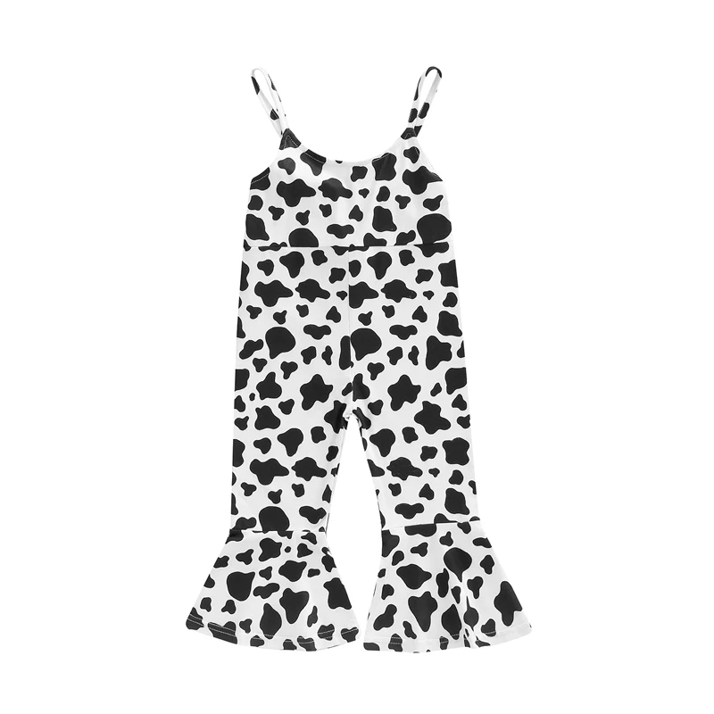 Bmnmsl Toddler Baby Girls Summer Romper Sleeveless Spaghetti Strap Cow Print Flare Jumpsuit Long Playsuit
Bmnmsl Toddler Baby Girls Summer Romper Sleeveless Spaghetti Strap Cow Print Flare Jumpsuit Long Playsuit
