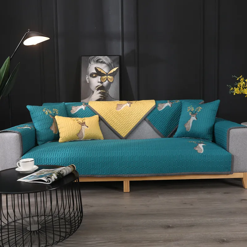 Cotton Sofa Cushion Four Seasons Universal Non-Slip Mat Nordic Simple Sofa Cover All-Inclusive Seat Cover Cloth Back Towel
Cotton Sofa Cushion Four Seasons Universal Non-Slip Mat Nordic Simple Sofa Cover All-Inclusive Seat Cover Cloth Back Towel