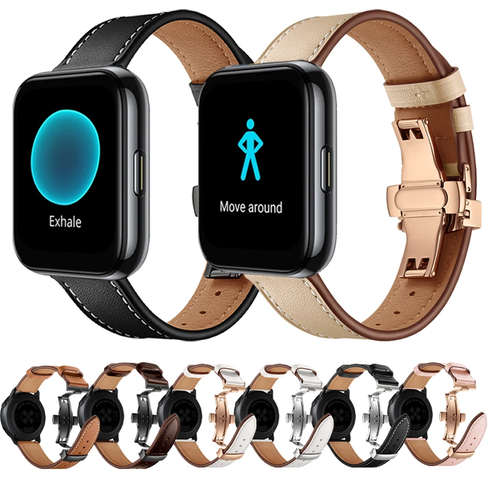 Ремешок кожаный для Realme Watch S Pro, тонкий сменный Браслет для наручных часов Realme Watch 2 Pro, 20 мм 22 мм
Ремешок кожаный для Realme Watch S Pro, тонкий сменный Браслет для наручных часов Realme Watch 2 Pro, 20 мм 22 мм