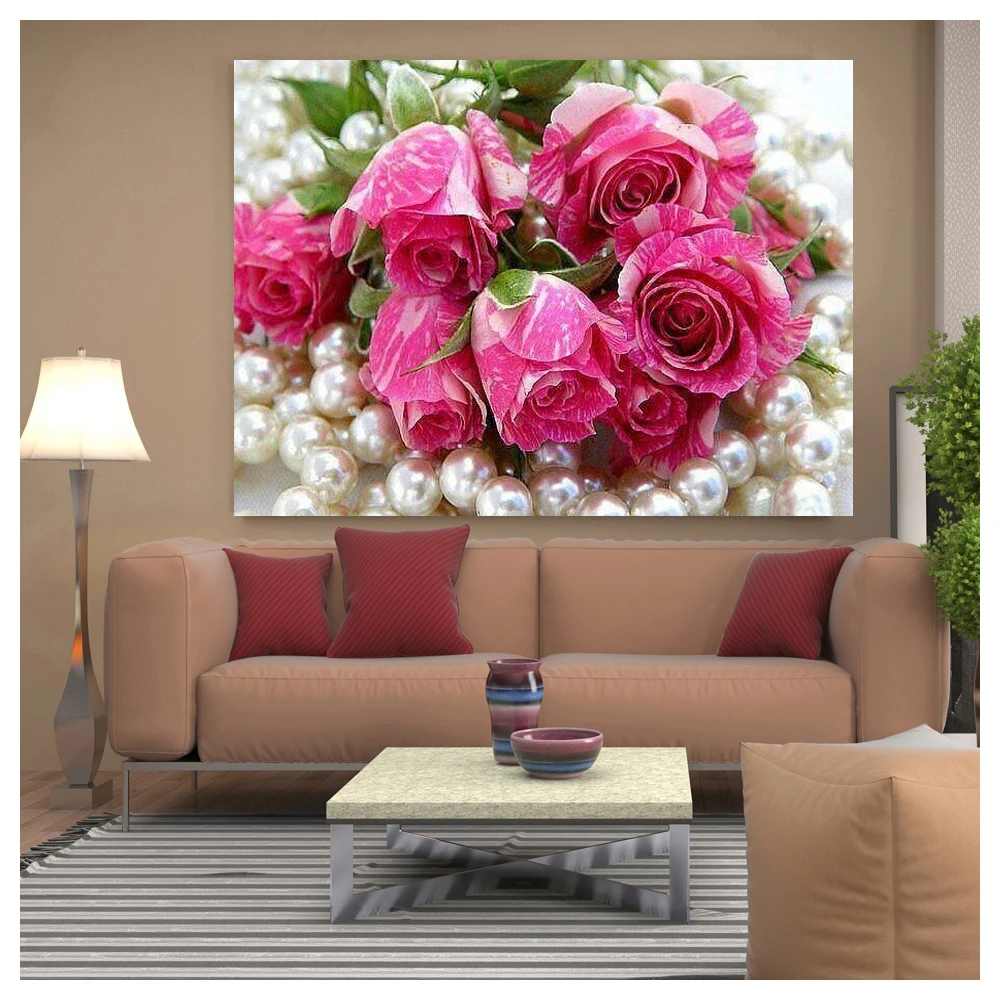5D DIY Diamond Painting Flower Cross Stitch Kit Mosaic Diamond Embroidery Rose Full round Drill Home Decoration
5D DIY Diamond Painting Flower Cross Stitch Kit Mosaic Diamond Embroidery Rose Full round Drill Home Decoration