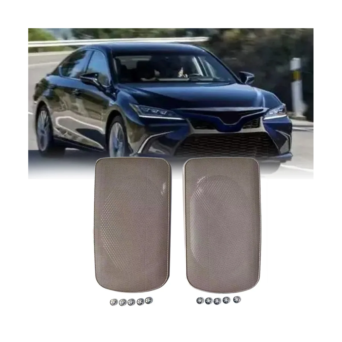 1Pair 04007-521AA-EO Rear Left Right Speaker Grille Cover Net for Toyota Camry 2002-2006 Loudspeaker Horn Panel Caps
1Pair 04007-521AA-EO Rear Left Right Speaker Grille Cover Net for Toyota Camry 2002-2006 Loudspeaker Horn Panel Caps