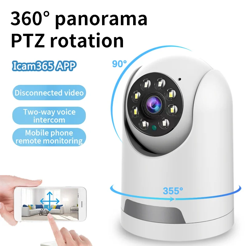 2MP 5G WiFi IP Camera Wireless Automatic Tracking Surveillance Baby Monitor Night Vision Human Detection Security CCTV Cameras
2MP 5G WiFi IP Camera Wireless Automatic Tracking Surveillance Baby Monitor Night Vision Human Detection Security CCTV Cameras
