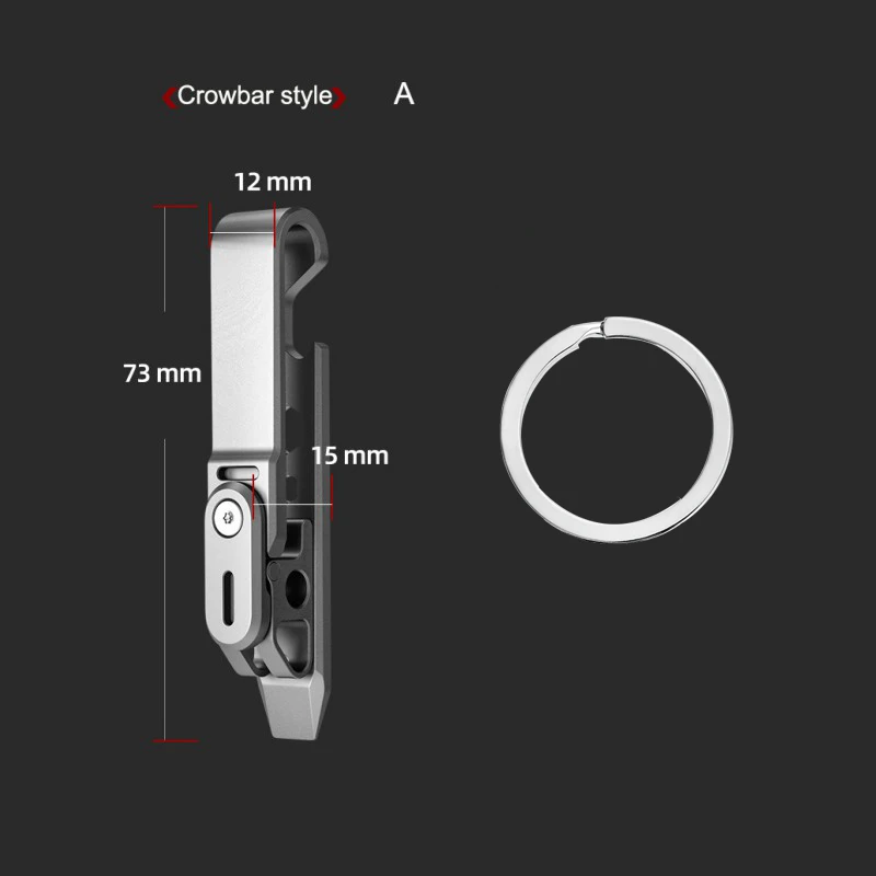 Многофункциональный брелок из титанового сплава EDC