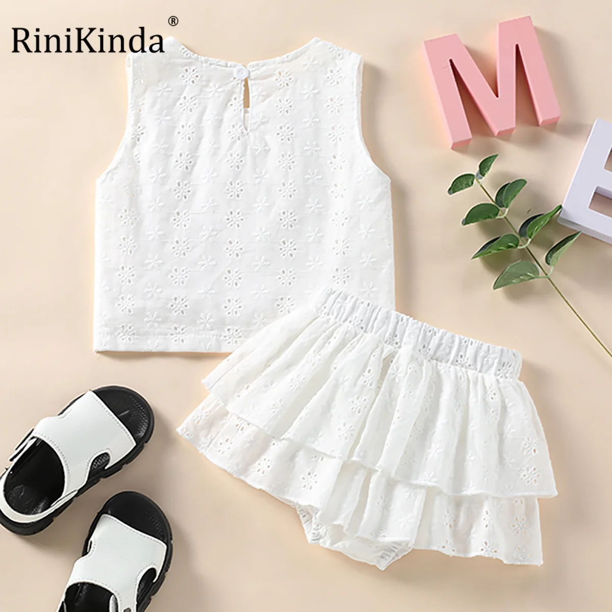RiniKinda Infant Toddler Baby Kid Girls Clothes Set Summer Hollow Out Ruffles Vest T Shirt Top Skirt Romper Outfits Vintage
RiniKinda Infant Toddler Baby Kid Girls Clothes Set Summer Hollow Out Ruffles Vest T Shirt Top Skirt Romper Outfits Vintage