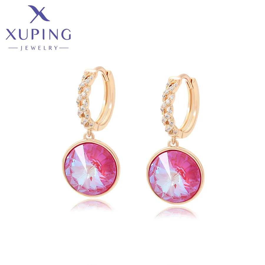 Xuping модные ювелирные изделия, популярные Позолоченные Кристальные серьги для женщин X000668305
Xuping модные ювелирные изделия, популярные Позолоченные Кристальные серьги для женщин X000668305