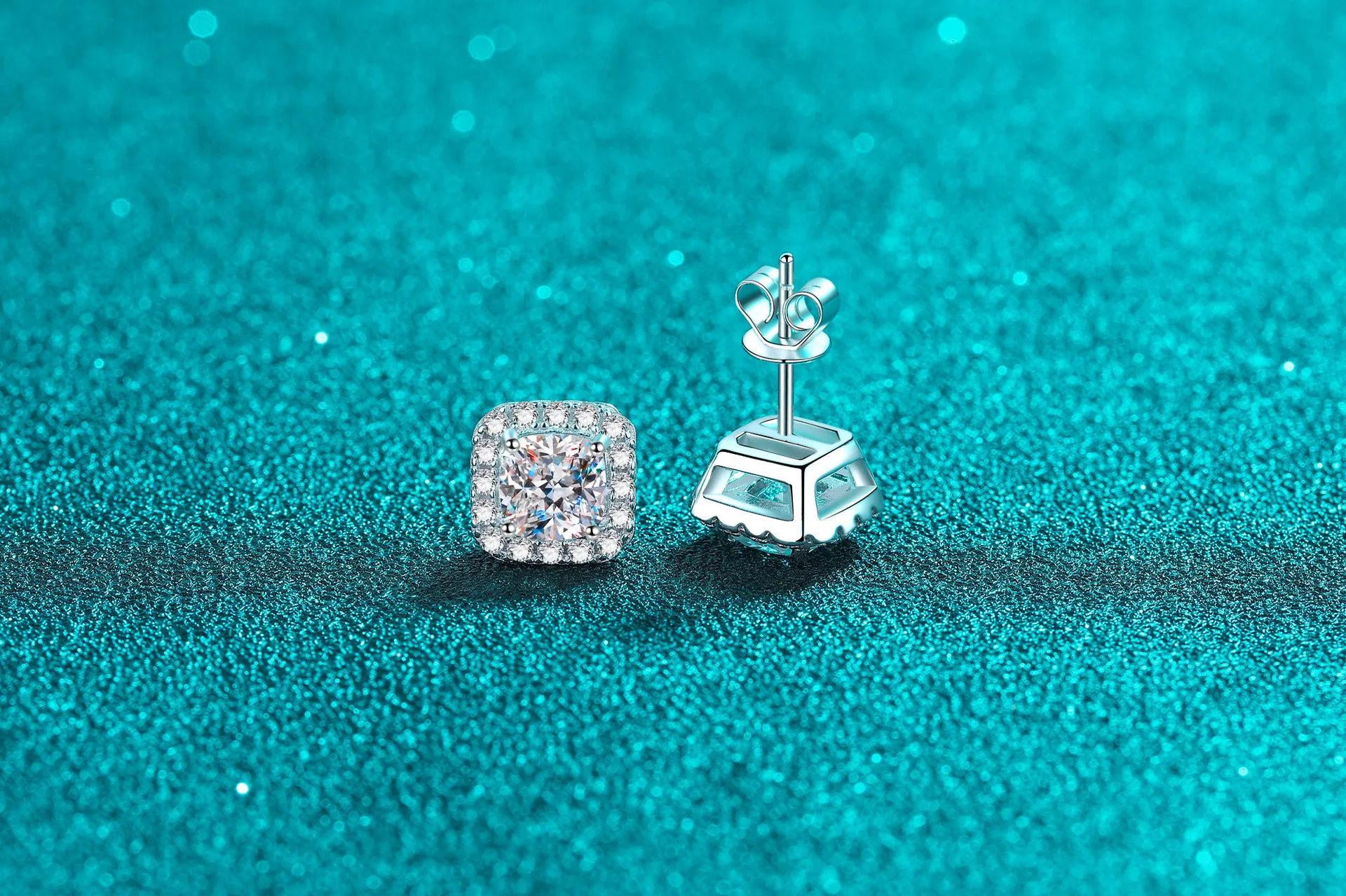 925 sterling silver earrings female fat square moissanite earrings gold plated ear jewelry manufacturer GEE14
925 sterling silver earrings female fat square moissanite earrings gold plated ear jewelry manufacturer GEE14