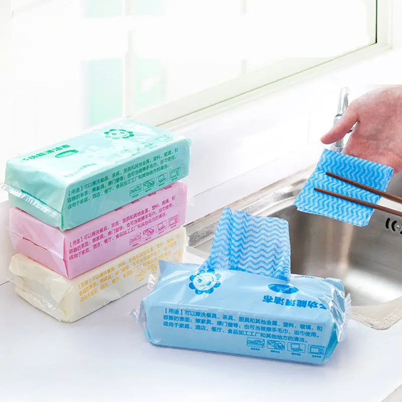 80Pcs/pack Washing Dish Towel Environmental Disposable Magic Kitchen Cleaning Cloth Tool Non-stick Towel Bag Oil Wiping
80Pcs/pack Washing Dish Towel Environmental Disposable Magic Kitchen Cleaning Cloth Tool Non-stick Towel Bag Oil Wiping